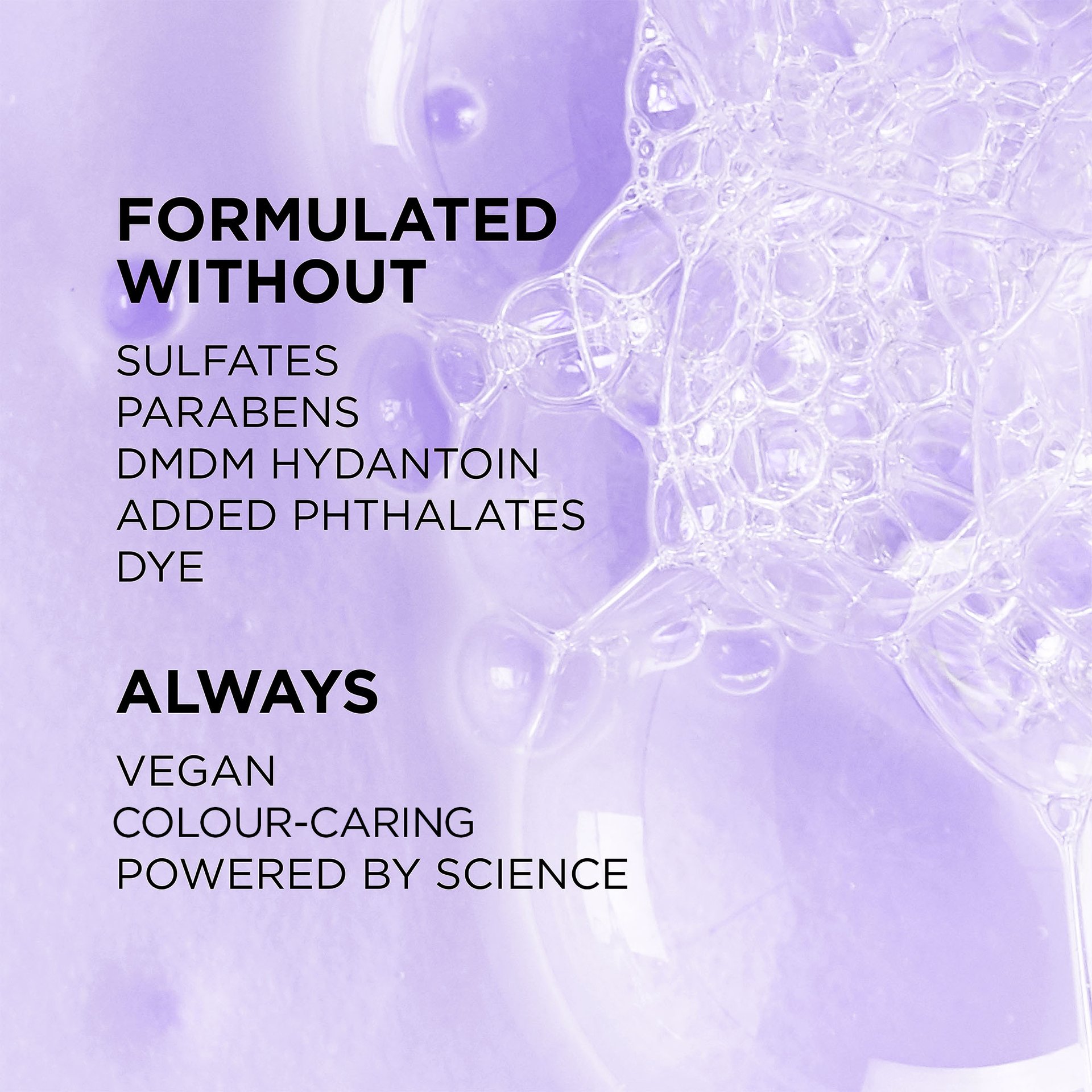 L'Oréal Paris EverPure Sulfate-Free Moisture Shampoo, Free of Ingredients and Textures